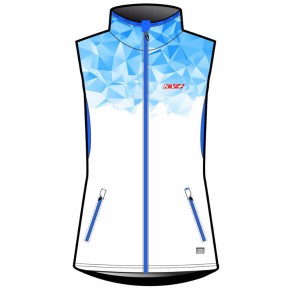 KV+ Tornado Women's Vest, White/Blue