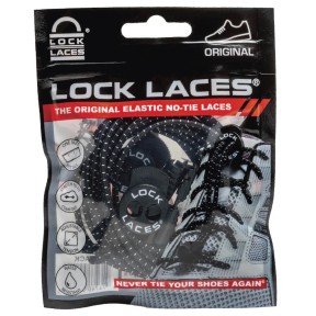 Lock Laces No Tie Shoelaces, Black