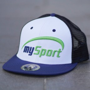 MySport Flat Cap 9, black FSC00873