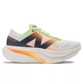 New Balance SuperComp Elite v4 FC Women's, White/Lime/Mango