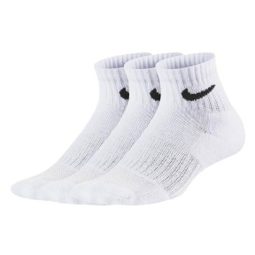 Nike Cushioned Ankle Kids Socks, 3 Pairs, White