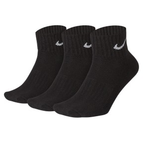 Nike Cushioned Ankle Socks, 3 Pairs, Black