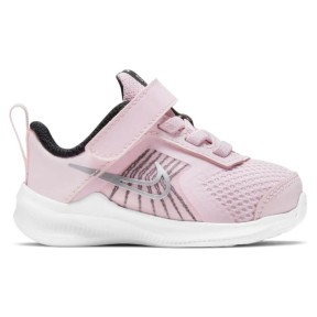 Nike Downshifter 11 TDV Kids Shoes, Pink/Silver/White