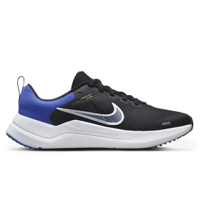 Nike Downshifter 12 Kids GS Running Shoes, Black/Racer Blue