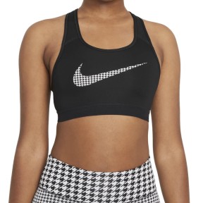 Nike Dri-FIT Swoosh Icon Clash Women's Medium-Support Non-Padded, Black