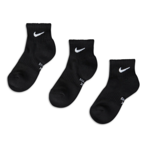 Nike Cushioned Ankle Kids Socks, 3 Pairs, White