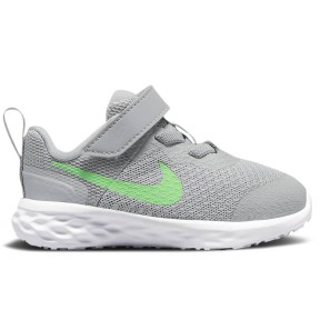 Nike Revolution 6 NN (TDV) Kids Shoes, Grey/Green