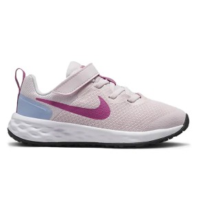 Nike Revolution 6 (PSV) Kids Shoes, Pearl Pink/Cobalt Bliss