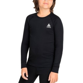 Odlo Active Warm Eco Kids LS Base Layer Top, Black