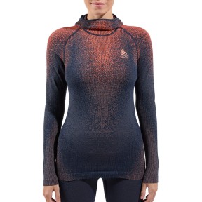 Odlo The POW Blackcomb Women's Base Layer w Mask, India Ink