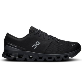 On Cloud X 4 Men's Shoes, Black/Eclipse