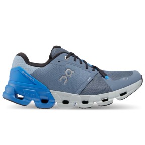 On Cloudflyer 4 Men's Shoes, Metal/Lapis