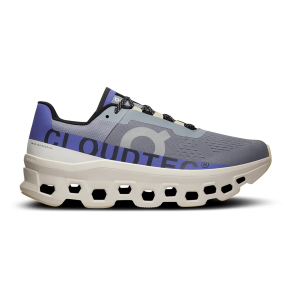 On Cloudmonster Men's Shoes, mist/blueberry