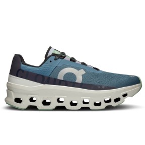 On Cloudmonster Men's Shoes, Dust/Vapor