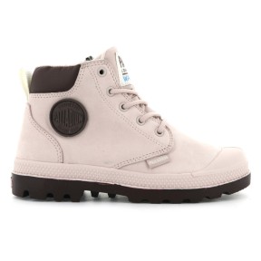 Palladium Pampa Hi Cuff Waterproof Oz Kid's Boots, Rose Smoke