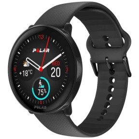 Polar Ignite 3 Sports Watch, Night Black