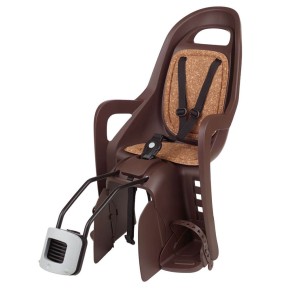 Polisport Groovy FF Rear Child Bike Seat, Dark Brown ECO