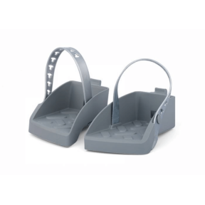 Polisport Footrests With Straps for Guppy Maxi, grey