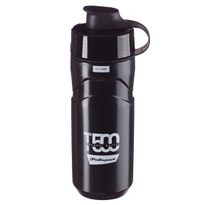 Polisport T500 Thermal Water Bottle 500ml, Black/Grey