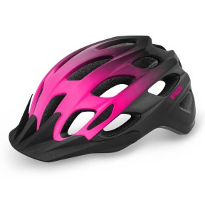 R2 Cliff Bike Helmet, Matt Black/Pink