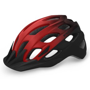 R2 Cliff Bike Helmet, Matt Black/Red