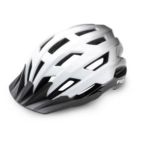 R2 Explorer Bike Helmet L, white/black