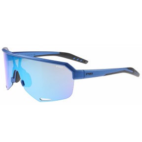 R2 Fluke Sport Sunglasses, Ice Blue Revo, Blue