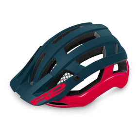 R2 Cross Bike Helmet, petrol/red