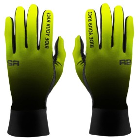 R2 Ligero Thermo Gloves, Black/Yellow