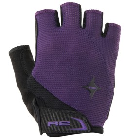 R2 Ribbon 2.0 Women's Bike Gloves, Black/Purple