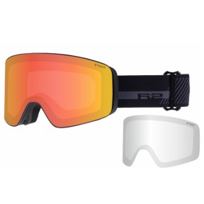 R2 Spectra Ski Goggles, Black/Grey, Inferno Chrome