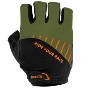 R2 Vouk Bike Gloves, Green/Black