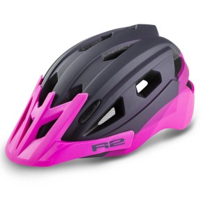 R2 Wheelie Kids Bike Helmet, Matt Purple/Pink