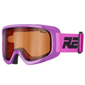 Relax Bunny Kids Ski Goggles, Neon Pink, Orange Lunar