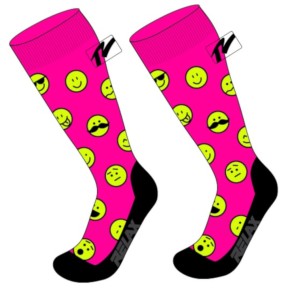 Relax Happy Kids Ski Socks, Pink