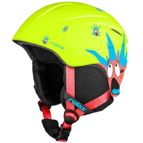 Relax Kids Ski Helmet Twister, Yellow/Red/Blue