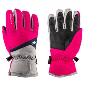 Relax Laro Kids Ski Gloves, Pink