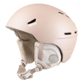 Relax Patrol Ski Helmet, Matte Pearl/Beige