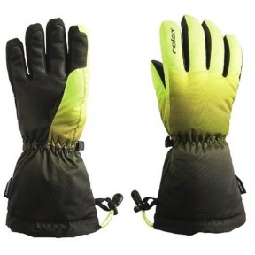 Relax Puzzy Kids Ski Gloves, Yellow/Black