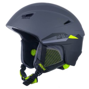 Relax Ski Helmet Wild, Matt Grey/Neon Yellow