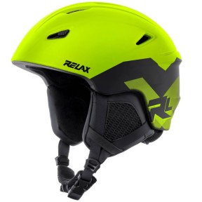 Relax Ski Helmet Wild, Neon Yellow/Black