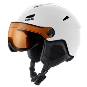 Relax Stealth Ski Helmet, Matt White