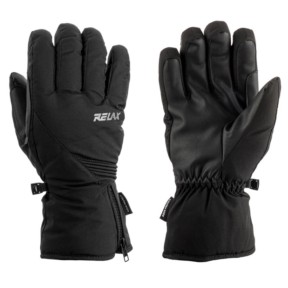 Relax Thunder Ski Gloves, Black