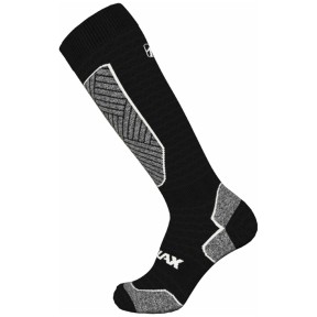 Relax Unisex Ski Socks Alpine, Black/White