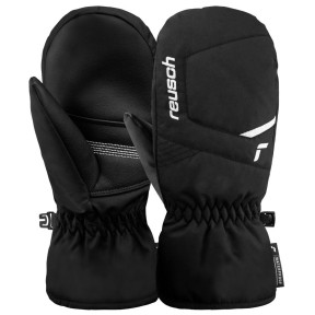 Reusch Bennet R-Tex XT Jr Kids Mittens, Black/White