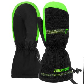 Reusch Maxi R-Tex XT Baby Mitten, black/green, 6285515 7781