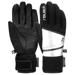 Reusch Tessa Stormbloxx Women's Gloves, Black/Silver