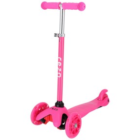 Rezo 3-Wheeled Kids Scooter w/Light, Pink