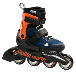 Rollerblade Microblade Kids, Midnight Blue/Warm Orange