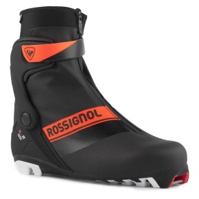 Rossignol X-8 Race Skate Unisex Nordic Boots, Black/Red